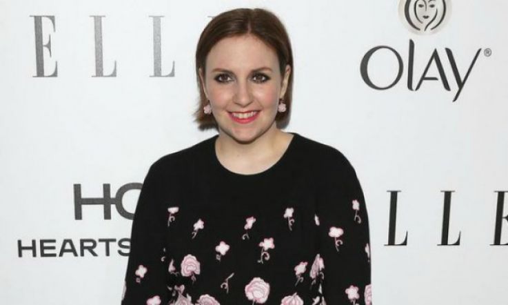 Lena Dunham is so not happy with Kanye West's Famous video