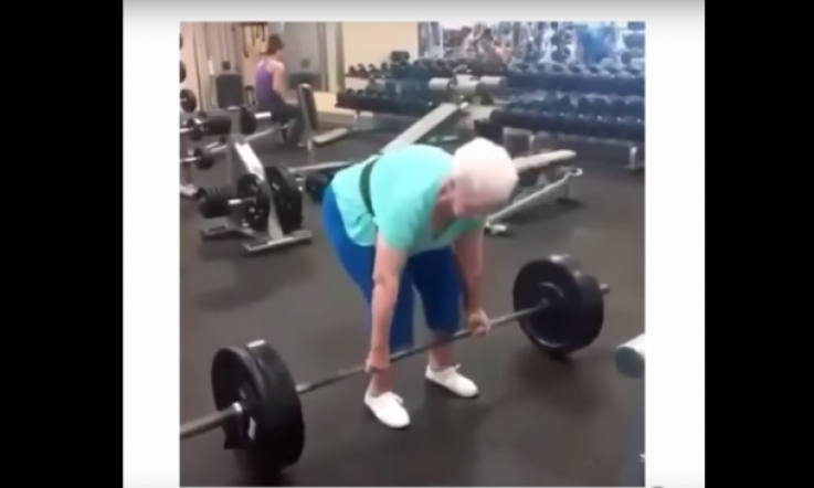 If this weight-lifting granny doesn't motivate you...