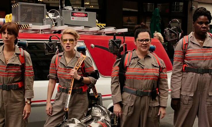 It's the first official trailer for the new Ghostbusters film!