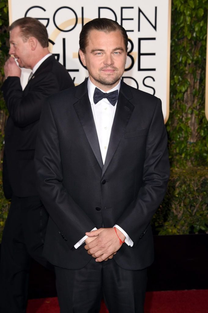 BEVERLY HILLS, CA - JANUARY 10:  Actor Leonardo DiCaprio attends the 73rd Annual Golden Globe Awards held at the Beverly Hilton Hotel on January 10, 2016 in Beverly Hills, California.  (Photo by Jason Merritt/Getty Images)
