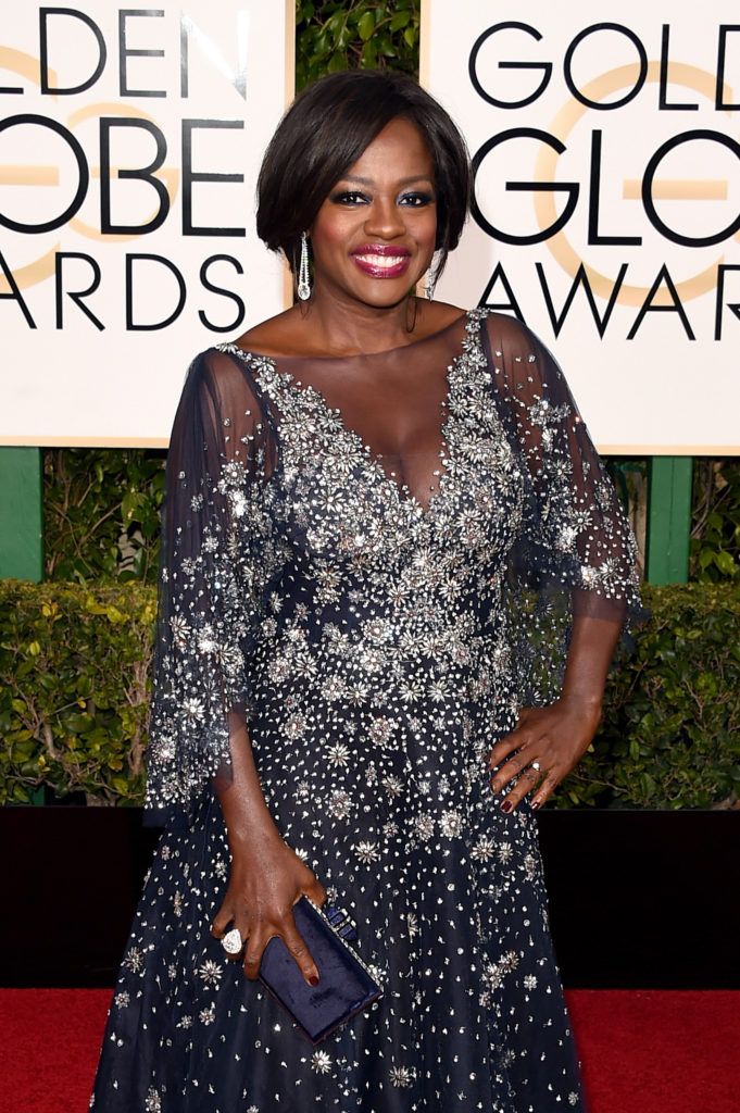 BEVERLY HILLS, CA - JANUARY 10:  Actress Viola Davis attends the 73rd Annual Golden Globe Awards held at the Beverly Hilton Hotel on January 10, 2016 in Beverly Hills, California.  (Photo by Jason Merritt/Getty Images)