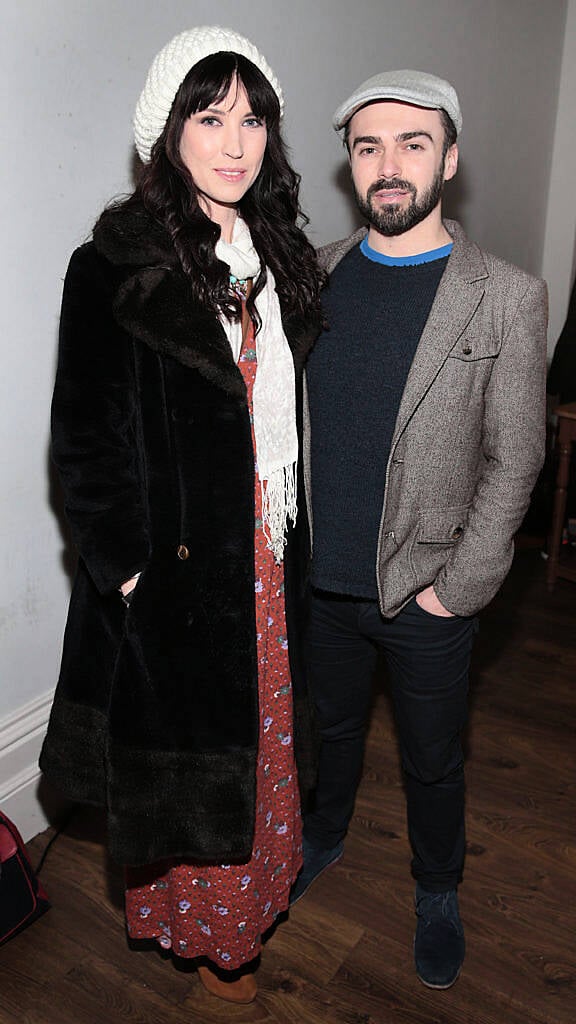 Kojii Helnwein and Matt Toman at the special screening of the award winning short film "Paddy's in the Boot" in Bow Street,Dublin..Picture:Brian McEvoy