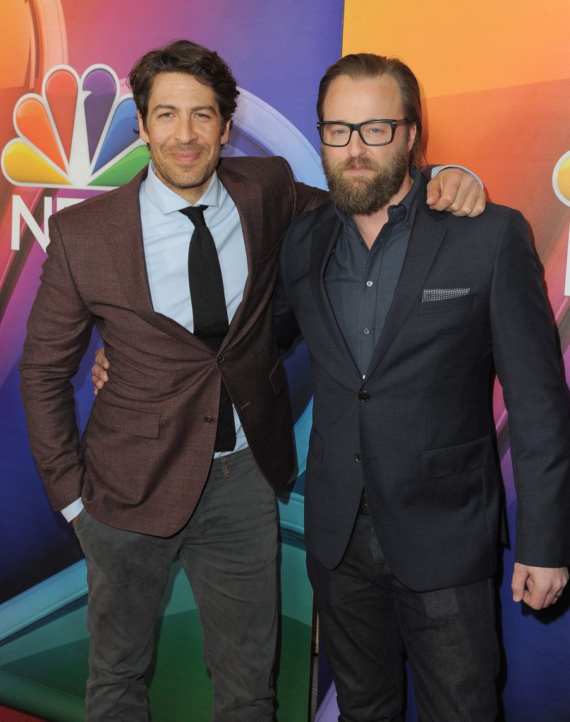 PASADENA, CA - JANUARY 13:  Actors Don Hany and Joshua Leonard arrive at the 2016 Winter TCA Tour - NBCUniversal Press Tour  at Langham Hotel on January 13, 2016 in Pasadena, California.  (Photo by Angela Weiss/Getty Images)
