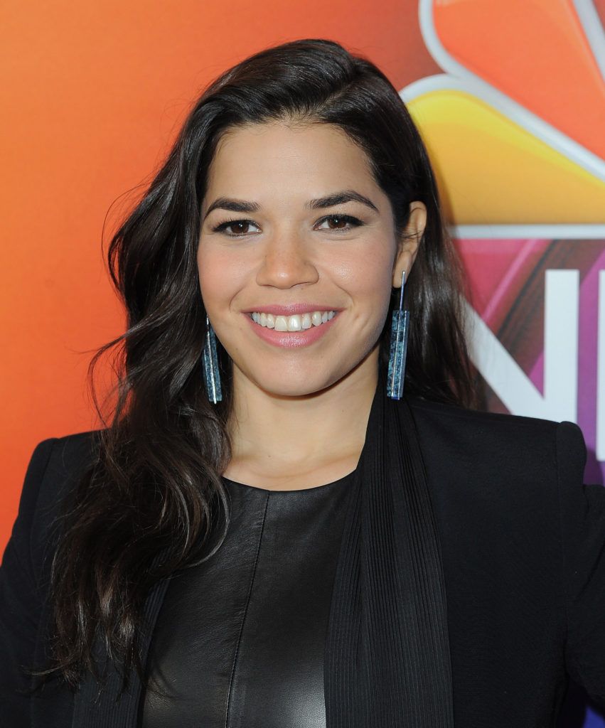 PASADENA, CA - JANUARY 13:  Actress America Ferrera arrives at the 2016 Winter TCA Tour - NBCUniversal Press Tour  at Langham Hotel on January 13, 2016 in Pasadena, California.  (Photo by Angela Weiss/Getty Images)