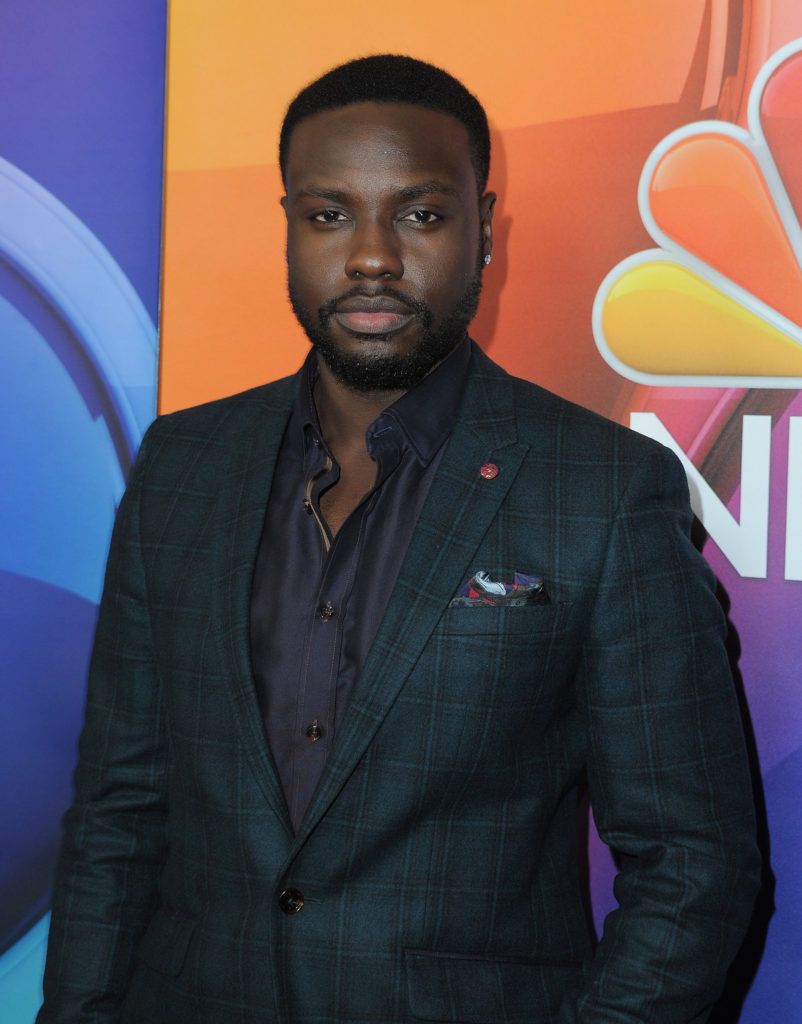 PASADENA, CA - JANUARY 13:  Actor Dayo Okeniyi arrives at the 2016 Winter TCA Tour - NBCUniversal Press Tour  at Langham Hotel on January 13, 2016 in Pasadena, California.  (Photo by Angela Weiss/Getty Images)
