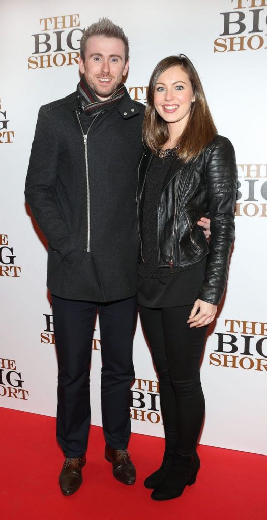 Kevin Bradley and Mary Caroline Keohane  pictured at The Irish premiere screening of The Big Short at The Savoy Cinema ,Dublin.Picture:Brian McEvoy.