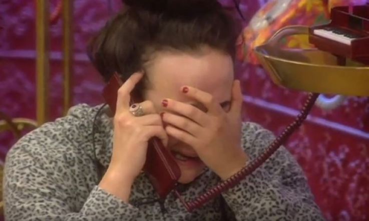 Watch: Steph breaks down on phonecall in CBB house