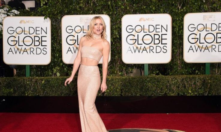 Ethereal fashion theme on the Golden Globes red carpet
