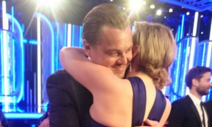 Kate and Leo's hug won the entire Golden Globes