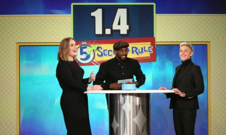 Extra footage of Adele and Ellen playing '5 Second Rule'
