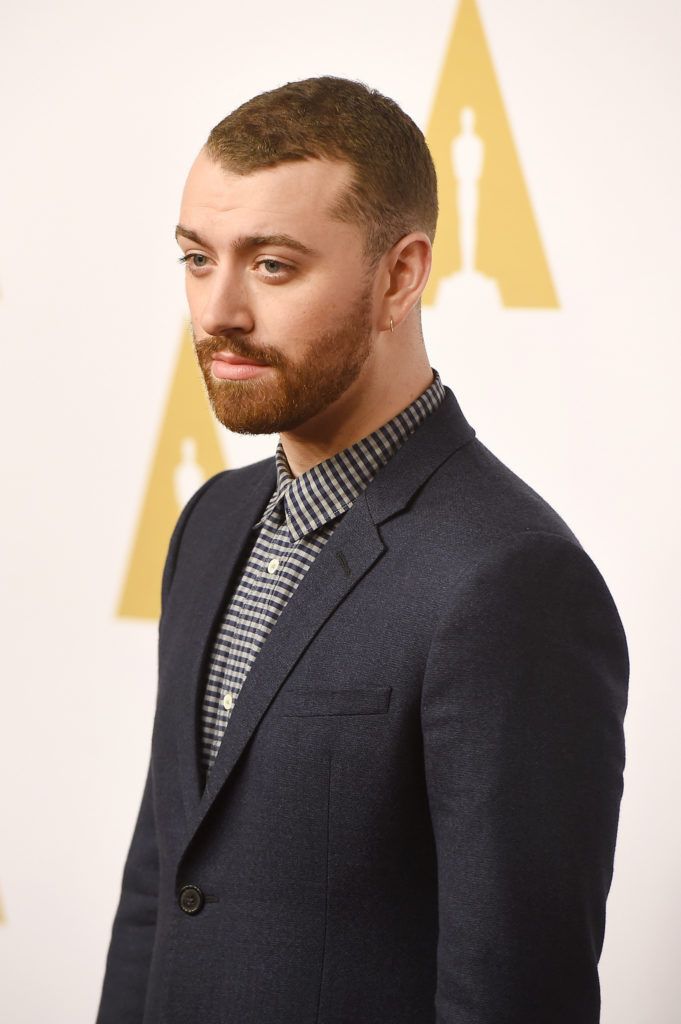 BEVERLY HILLS, CA - FEBRUARY 08:  Singer-songwriter Sam Smith attends the 88th Annual Academy Awards nominee luncheon on February 8, 2016 in Beverly Hills, California.  (Photo by Kevin Winter/Getty Images)