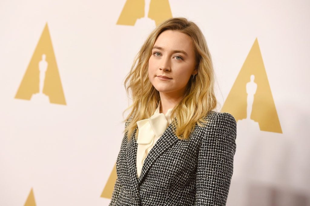 BEVERLY HILLS, CA - FEBRUARY 08:  Actress Saoirse Ronan attends the 88th Annual Academy Awards nominee luncheon on February 8, 2016 in Beverly Hills, California.  (Photo by Kevin Winter/Getty Images)