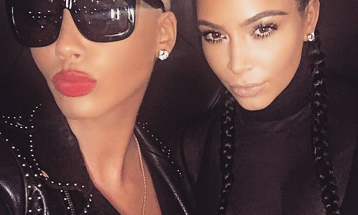 Kim Kardashian & Amber Rose just shared a photo together