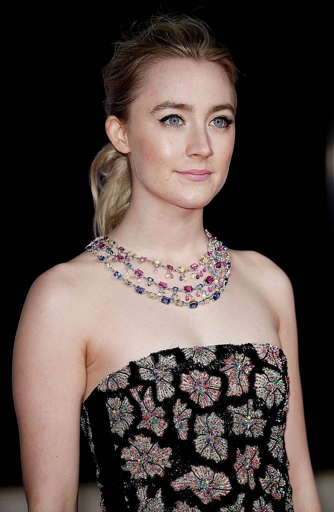 LONDON, ENGLAND - FEBRUARY 14:  Saoirse Ronan attends the official After Party Dinner for the EE British Academy Film Awards at The Grosvenor House Hotel on February 14, 2016 in London, England.  (Photo by John Phillips/Getty Images)