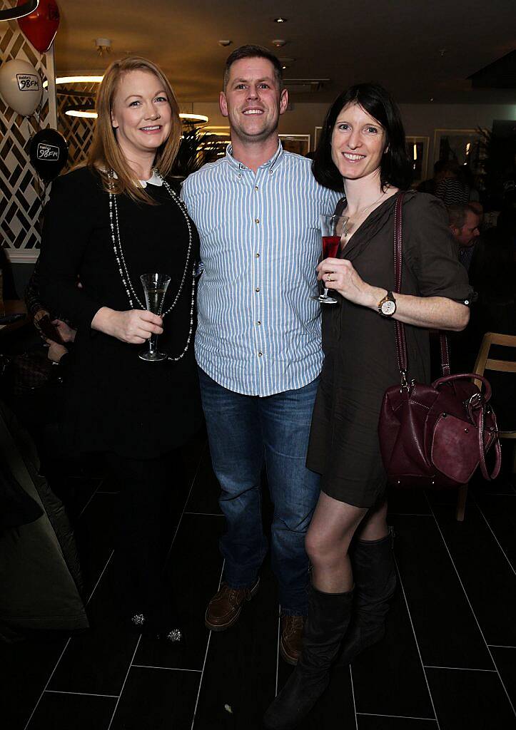 Pictured at the launch of Ireland's first Prezzo restaurant in Liffey Valley Shopping Centre, Dublin recently (12th February 2016) were Tamsin St George Foley, Alan Clancy and Niamh Clancy.