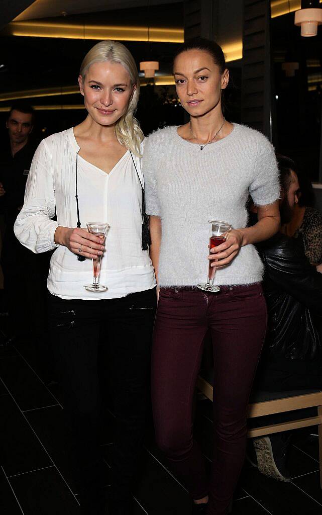 Pictured at the launch of Ireland's first Prezzo restaurant in Liffey Valley Shopping Centre, Dublin recently (12th February 2016) were models Teodora Sutra and Irma Mali.