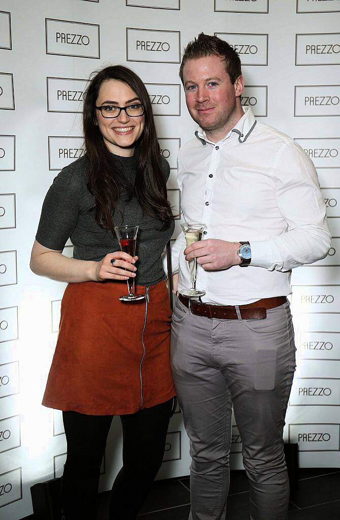 Pictured at the launch of Ireland's first Prezzo restaurant in Liffey Valley Shopping Centre, Dublin recently (12th February 2016) were Roisin Healy and Lorcan Allen.