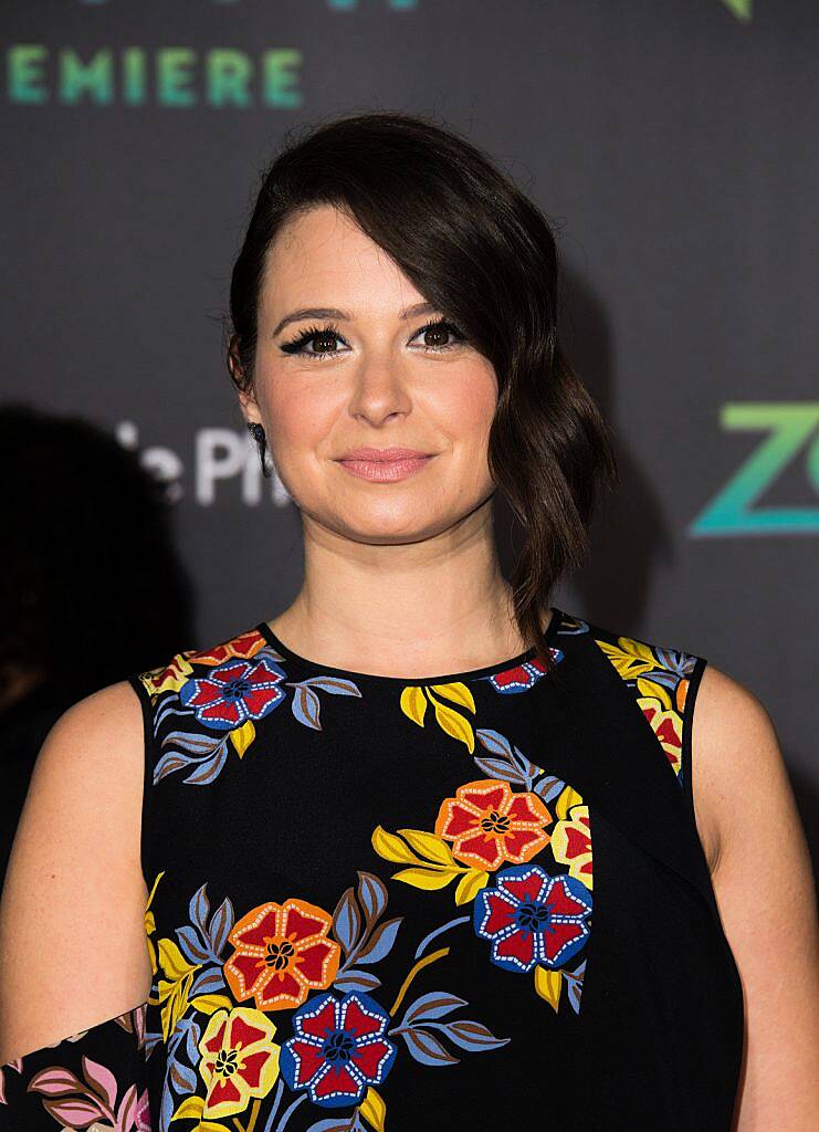 Actress Katie Lowes attends the Disney Premiere of Zootopia in Hollywood, California, on February 17, 2016.
 / AFP / VALERIE MACON        (Photo credit should read VALERIE MACON/AFP/Getty Images)