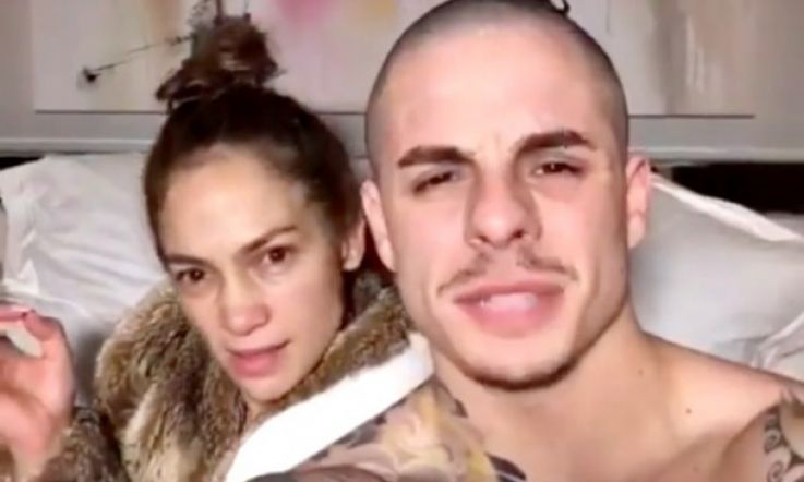 JLo and Casper Dubsmashing from bed?