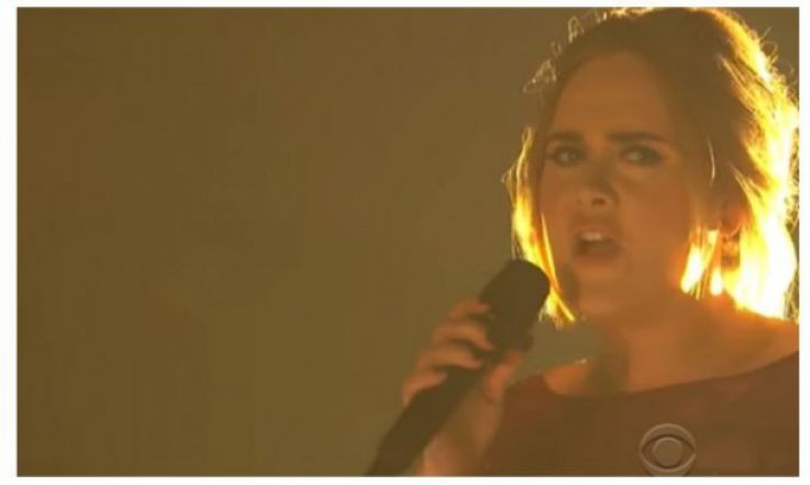 It's just Adele twerking at her gig last night...