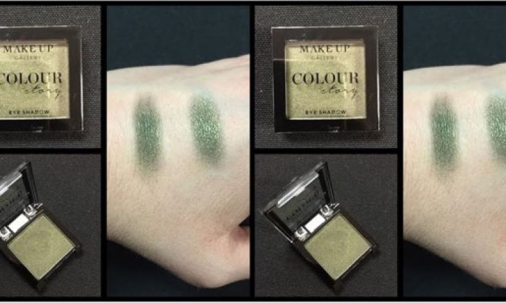 This green Dealz eyeshadow is a perfect dupe for MAC