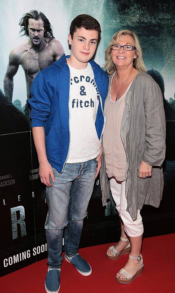 Jack Leech and Grainne Leech at the Irish premiere screening of The Legend of Tarzan at the Savoy Cinema,Dublin..Picture:Brian McEvoy.