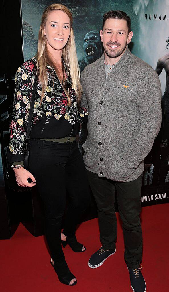 Aisling Austin and Joe Austin  at the Irish premiere screening of The Legend of Tarzan at the Savoy Cinema,Dublin..Picture:Brian McEvoy.