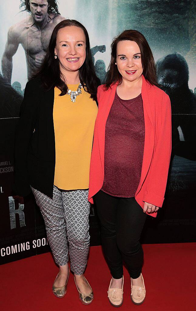 Sandra Newman and Linda Newman at the Irish premiere screening of The Legend of Tarzan at the Savoy Cinema,Dublin..Picture:Brian McEvoy.