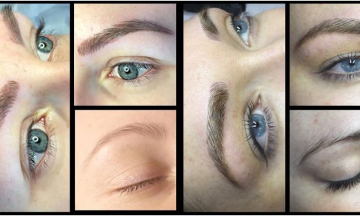 We try out the very latest semi-permanent brow technology