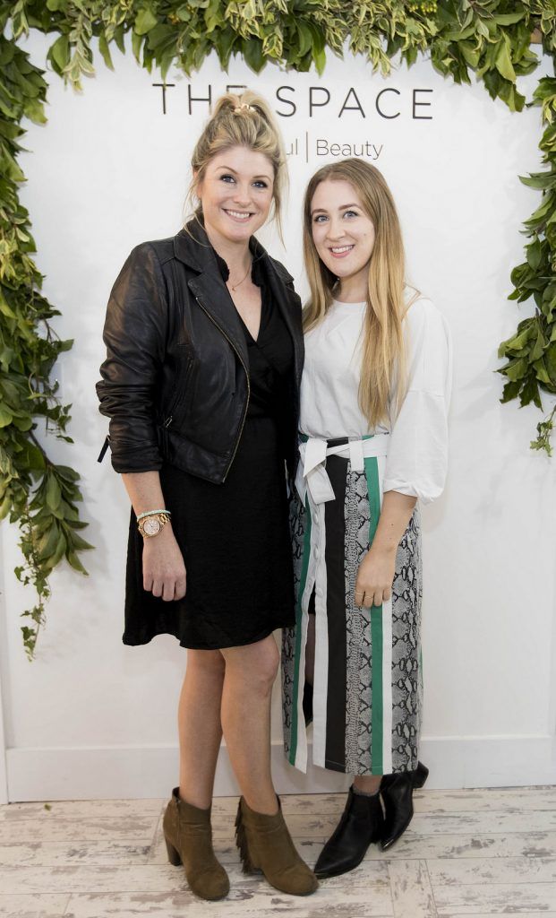 Michele Kinsella and Linda Conway pictured  at the launch of THE SPACE – a new high concept hair and beauty salon that puts the contentment of the soul in the centre of all that they do.


Picture Andres Poveda