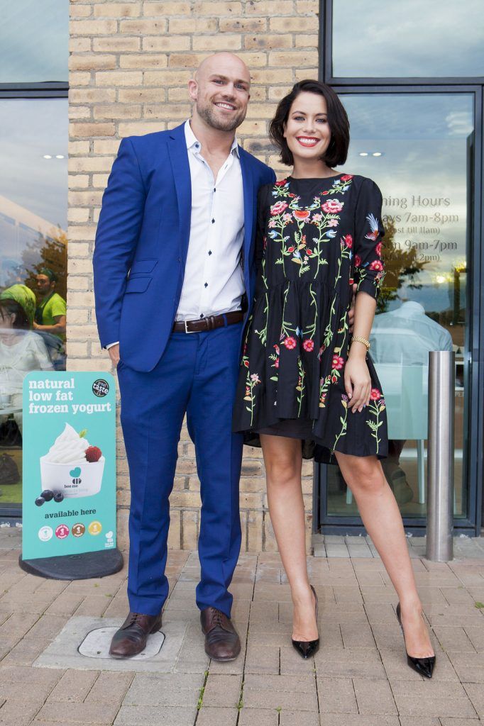 Cathal Pendred and Michele McGrath at the official launch of Chopped Blanchardstown.