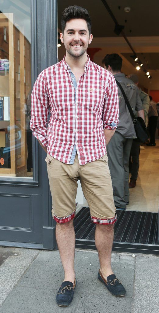 Edward Smith at Dublin’s coolest Italian barber shop, Barbiere, opened its doors on Lower Baggot Street. Proud owner, Enny Buono, unveiled the new store to a host of Irish journalists, bloggers, stylists and professionals from the area. Photo: Leon Farrell/Photocall Ireland.