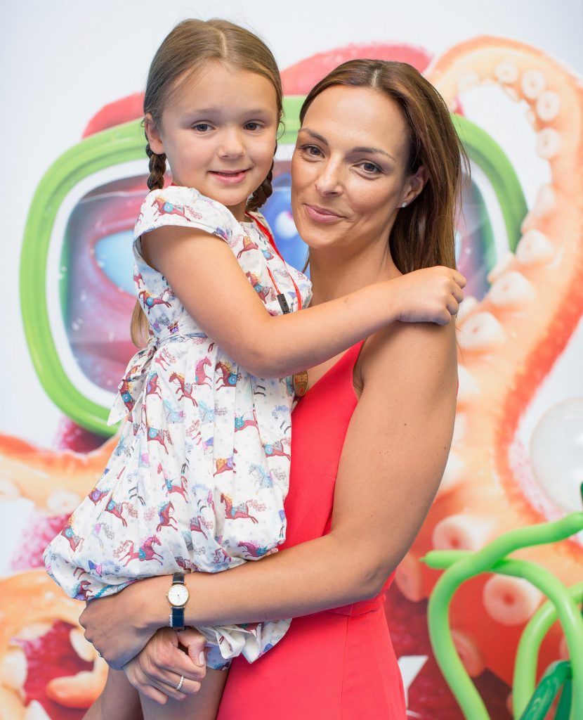 Kimi & Sabine Dunne pictured at the Irish Gala Screening of Disney Pixar's ' Finding Dory' at the Odeon Point Village. Photo: Anthony Woods.