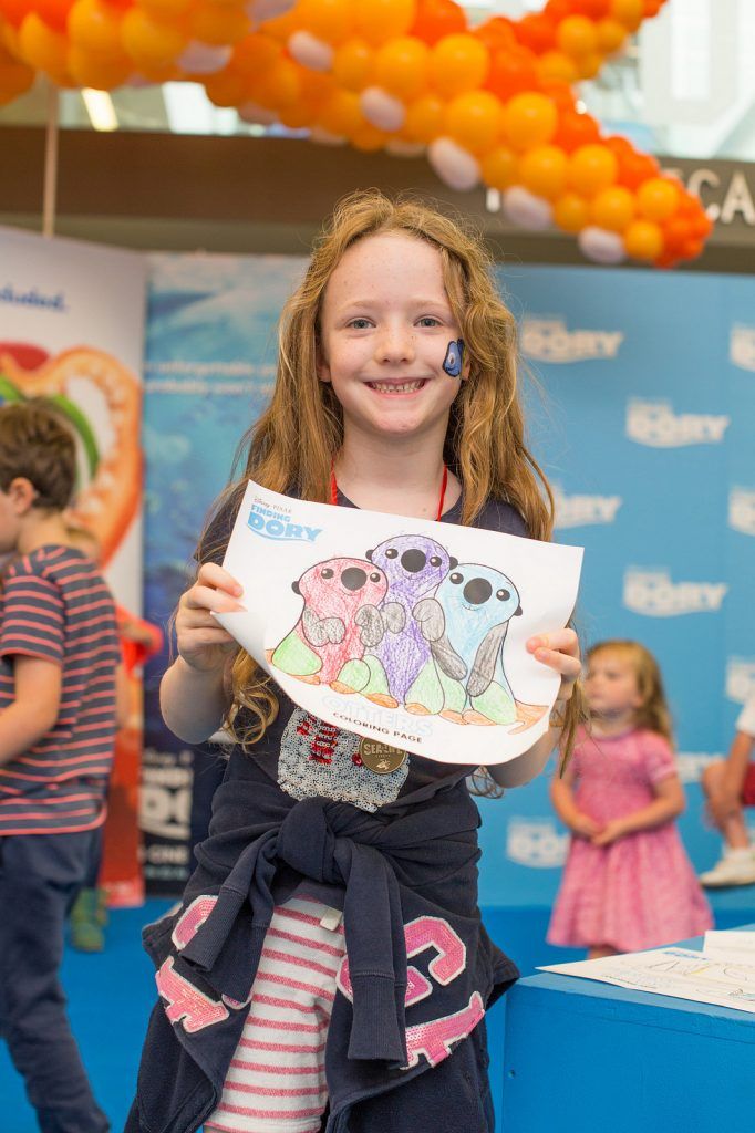 Emily Woods pictured at the Irish Gala Screening of Disney Pixar's ' Finding Dory' at the Odeon Point Village. Photo: Anthony Woods.