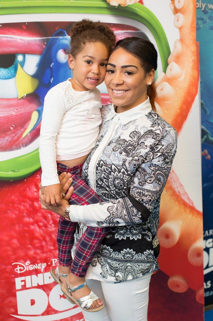 Casey & Shawna Furman pictured at the Irish Gala Screening of Disney Pixar's ' Finding Dory' at the Odeon Point Village. Photo: Anthony Woods.