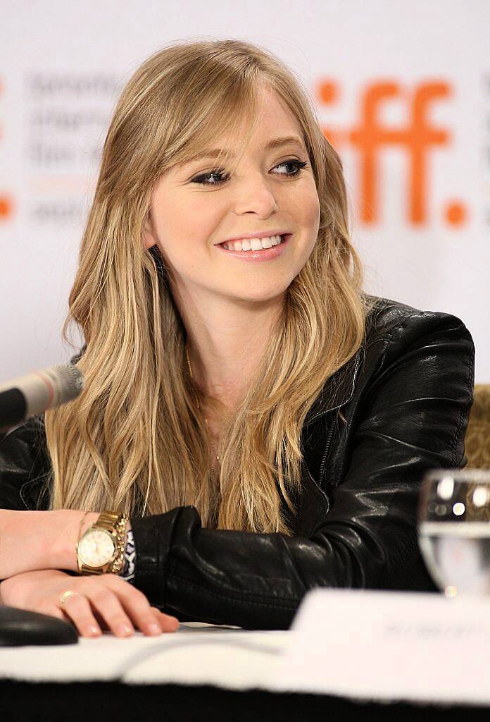 Actress  Portia Doubleday speaks onstage at the "Youth In Revolt" press conference held at the Four Seasons Hotel on September 16, 2009 in Toronto, Canada.  (Photo by Alberto E. Rodriguez/Getty Images)