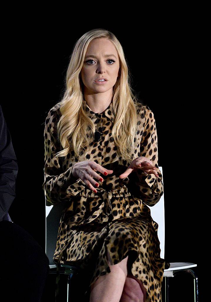 Actor Portia Doubleday speaks at the Inside 'Mr. Robot' panel discussion at the Vulture Festival at Milk Studios on May 21, 2016 in New York City.  (Photo by Bryan Bedder/Getty Images for Vulture Festival)