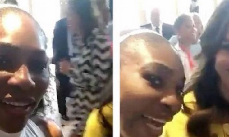 Serena was adorably excited about Kate Middleton on her Snapchat