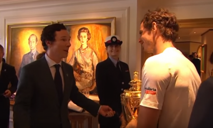 Murray and Cumberbatch have the most polite conversation of all time at Wimbledon