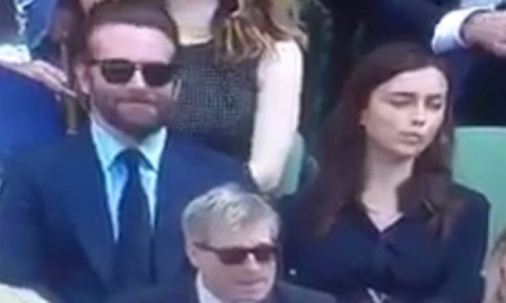 Bradley Cooper & Irina Shayk caught rapid having an argument at Wimbledon