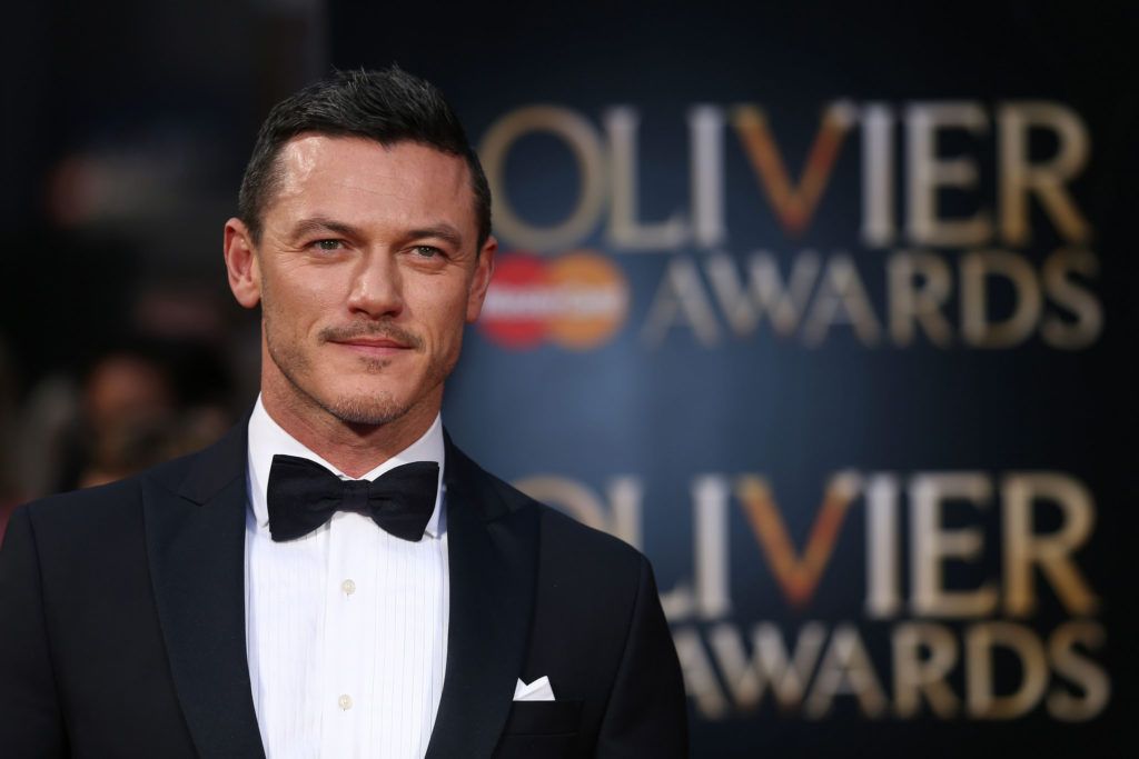 British actor Luke Evans poses on the red carpet upon arrival to attend the 2016  Laurence Olivier Awards in London on April 3, 2016. / AFP / JUSTIN TALLIS        (Photo credit should read JUSTIN TALLIS/AFP/Getty Images)