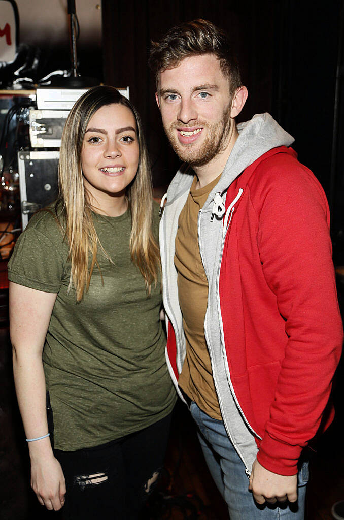 
Sarah Deans and Aidan Cooney at the 98FMBigBreakfast LIVE from The Odeon on Harcourt Street

photo Kieran Harnett