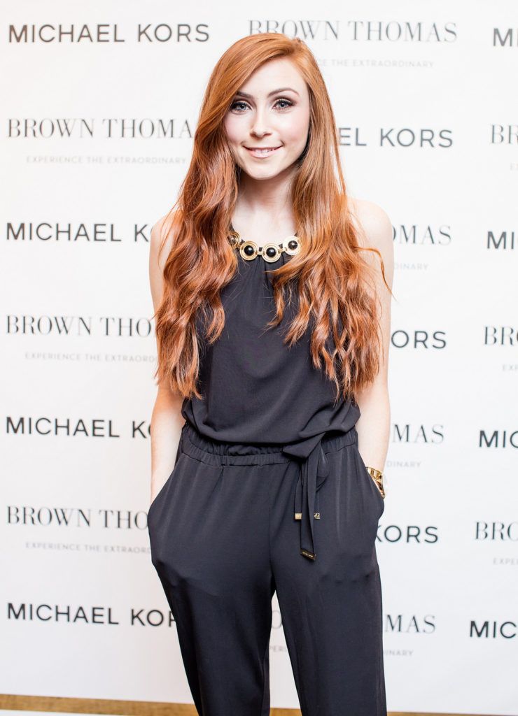 Erika Fox pictured at the launch of the Michael Kors Jet Set 6 Shoe Collection at Brown Thomas Dublin. Photo: Anthony Woods.