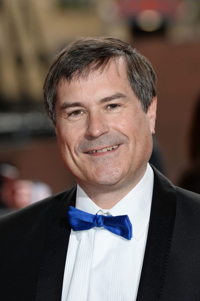 LONDON, ENGLAND - APRIL 07:  David Braben arrives for The British Academy Games Awards 2016  at Tobacco Dock on April 7, 2016 in London, England.  (Photo by Jeff Spicer/Getty Images)