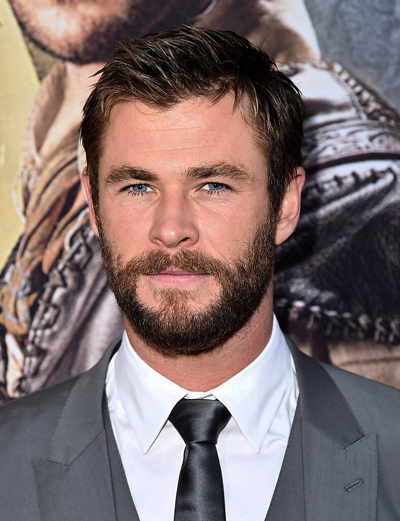 WESTWOOD, CALIFORNIA - APRIL 11:  Actor Chris Hemsworth attends the premiere of Universal Pictures' "The Huntsman: Winter's War"  at the Regency Village Theatre on April 11, 2016 in Westwood, California.  (Photo by Kevin Winter/Getty Images)