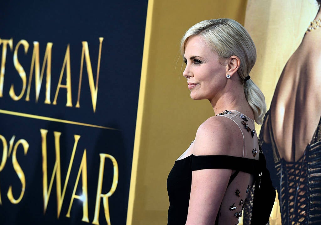 WESTWOOD, CALIFORNIA - APRIL 11:  Actress Charlize Theron attends the premiere of  Universal Pictures' "The Huntsman: Winter's War" at the Regency Village Theatre on April 11, 2016 in Westwood, California.  (Photo by Kevin Winter/Getty Images)