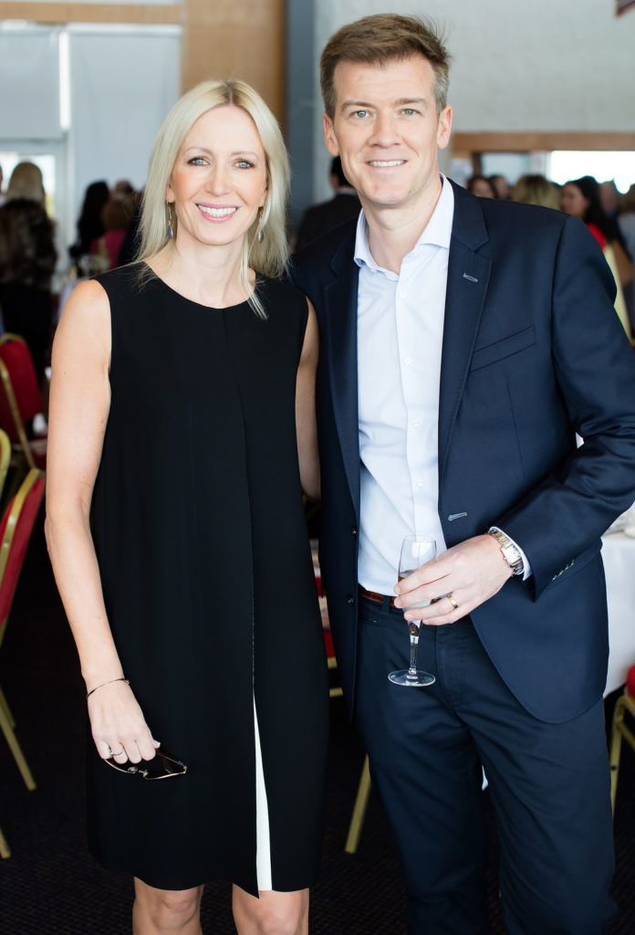 Karen & Mark Colgan pictured at the Irish Hospice Foundation Annual Race Day at Leopardstown Race Course. Photo: Anthony Woods..