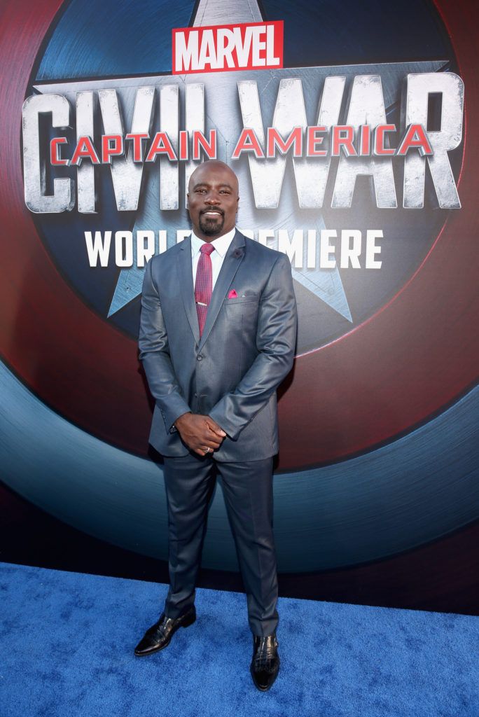 HOLLYWOOD, CALIFORNIA - APRIL 12:  Actor Mike Colter attends The World Premiere of Marvel's "Captain America: Civil War" at Dolby Theatre on April 12, 2016 in Los Angeles, California.  (Photo by Jesse Grant/Getty Images for Disney)