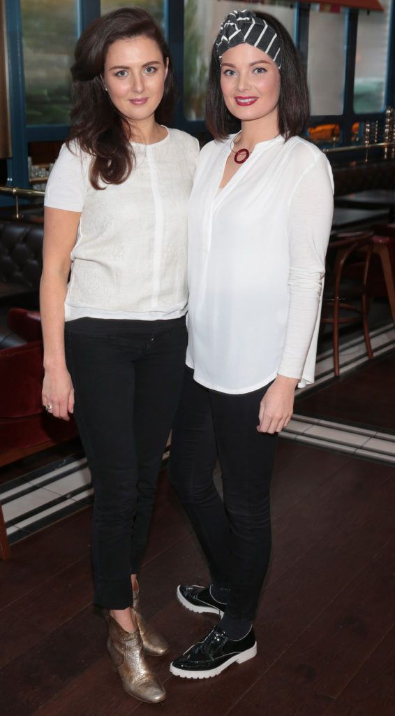 Louise Lynn and Martha Lynn  at the launch of FIDAY 2016 supported by Virgin Media Ireland  at Zozimus Bar,Dublin. FIDay supports independent retailers by encouraging people to vote with their feet and visit their local boutiques  on April 21st 2016.Picture Brian McEvoy