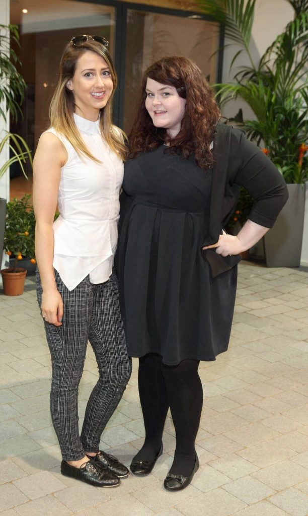 Emma Murphy and Clare McGinty  pictured at the Harvey Norman Housewarming Party at the permanent tsb Ideal Home Show at the  RDS  Simmonscourt Dublin  .Picture:Brian McEvoy